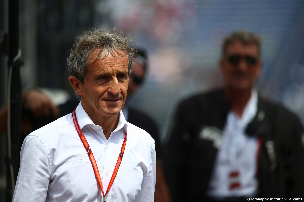 GP MONACO, 25.05.2017 - Prove Libere 1, Alain Prost (FRA) Renault Sport F1 Team Special Advisor