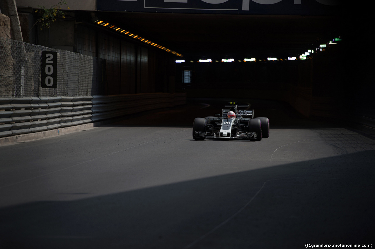 GP MONACO, 25.05.2017 - Prove Libere 1, Kevin Magnussen (DEN) Haas F1 Team VF-17