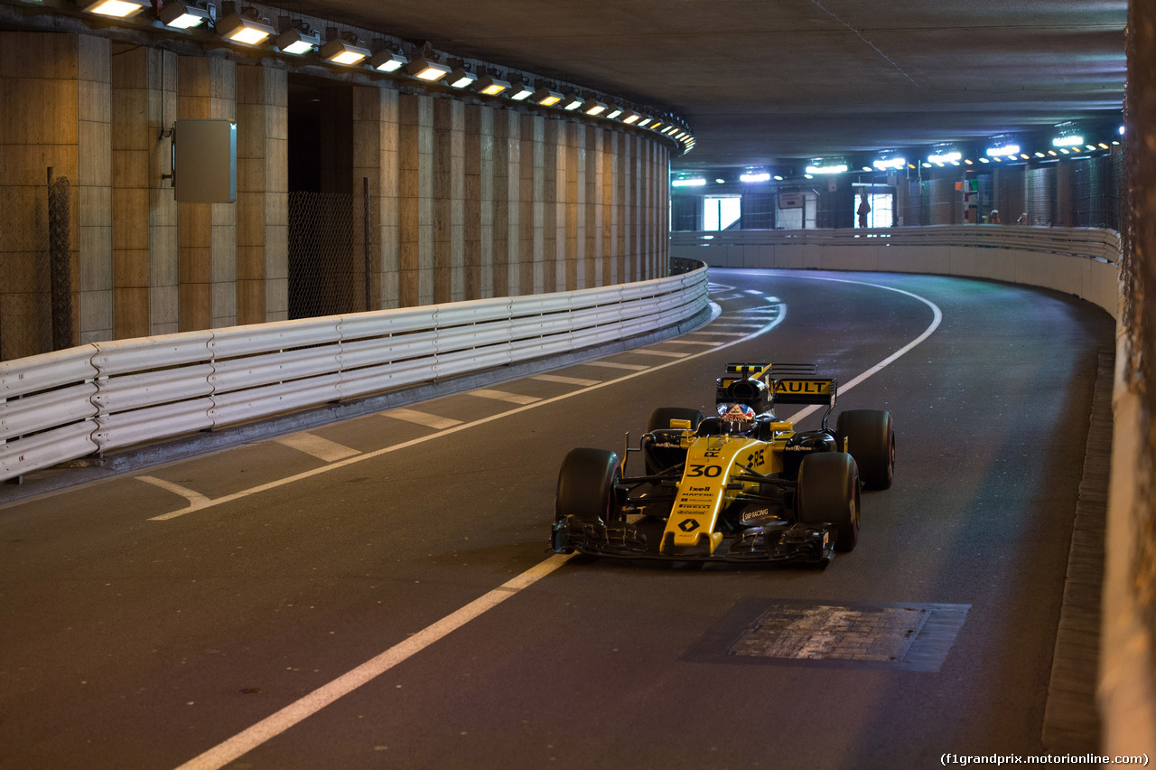 GP MONACO, 25.05.2017 - Prove Libere 1, Jolyon Palmer (GBR) Renault Sport F1 Team RS17