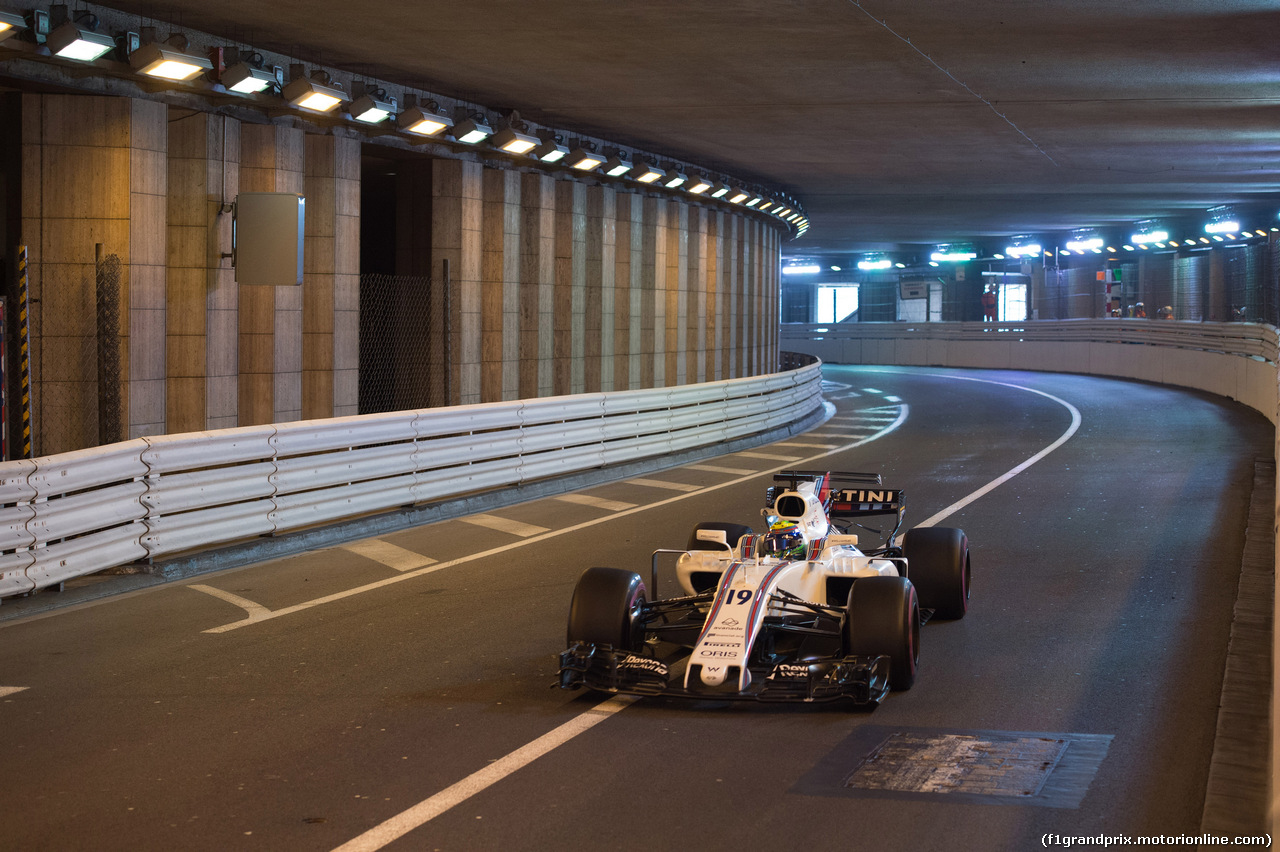 GP MONACO, 25.05.2017 - Prove Libere 1, Felipe Massa (BRA) Williams FW40