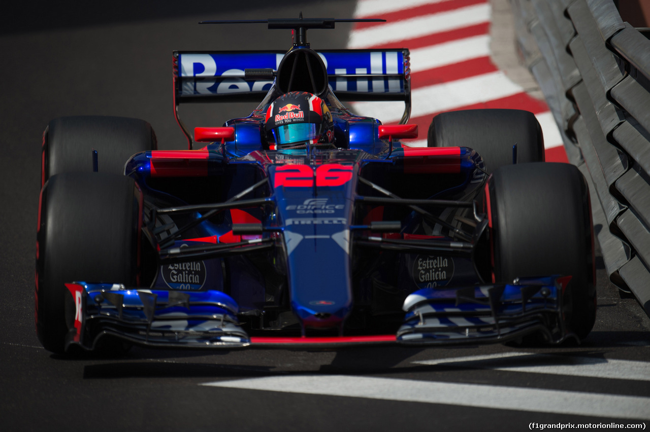 GP MONACO, 25.05.2017 - Prove Libere 1, Daniil Kvyat (RUS) Scuderia Toro Rosso STR12