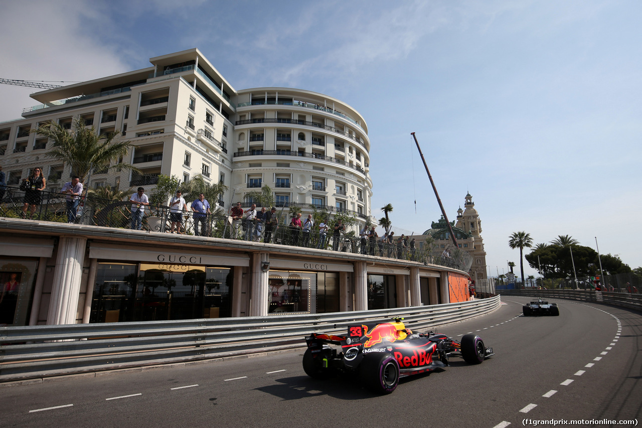 GP MONACO, 25.05.2017 - Prove Libere 1, Max Verstappen (NED) Red Bull Racing RB13