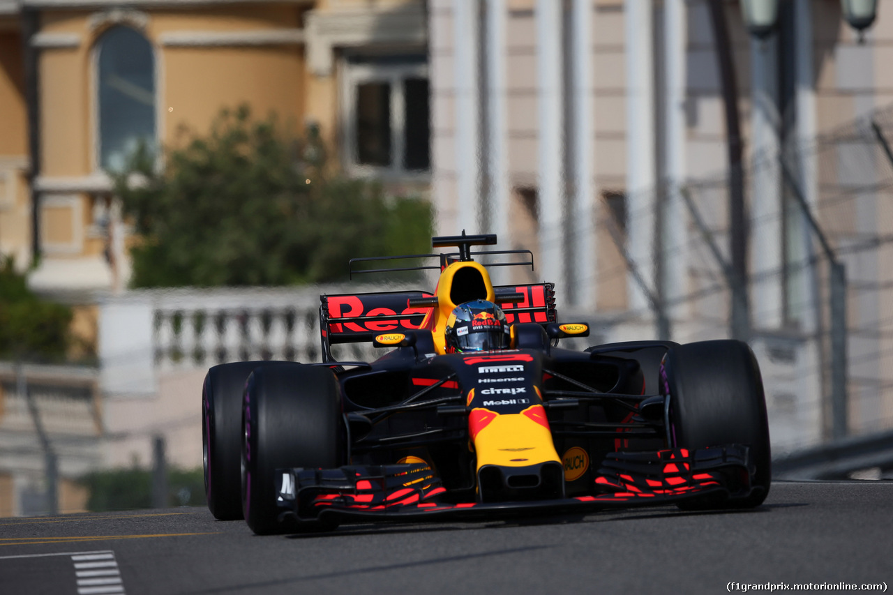 GP MONACO, 25.05.2017 - Prove Libere 1, Daniel Ricciardo (AUS) Red Bull Racing RB13