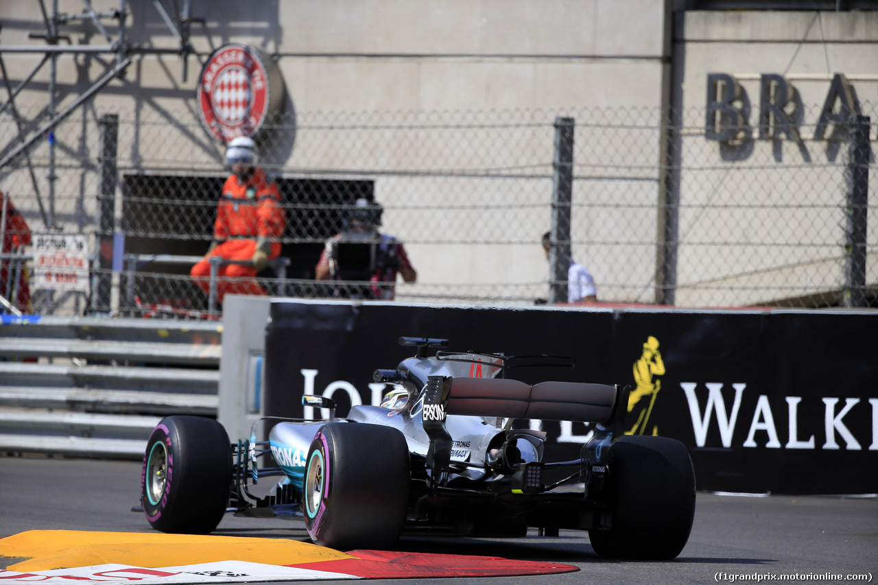 GP MONACO, 25.05.2017 - Prove Libere 1, Lewis Hamilton (GBR) Mercedes AMG F1 W08