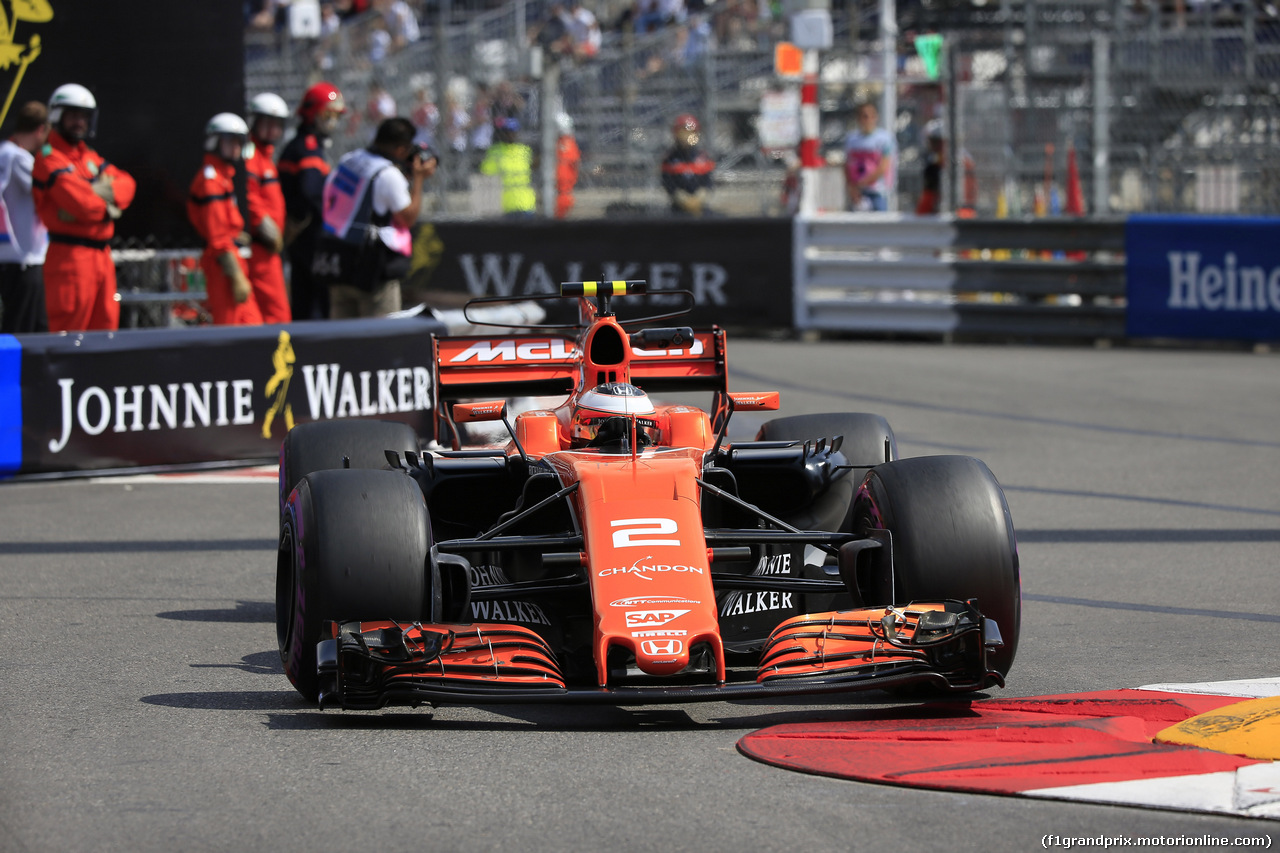 GP MONACO, 25.05.2017 - Prove Libere 1, Stoffel Vandoorne (BEL) McLaren MCL32