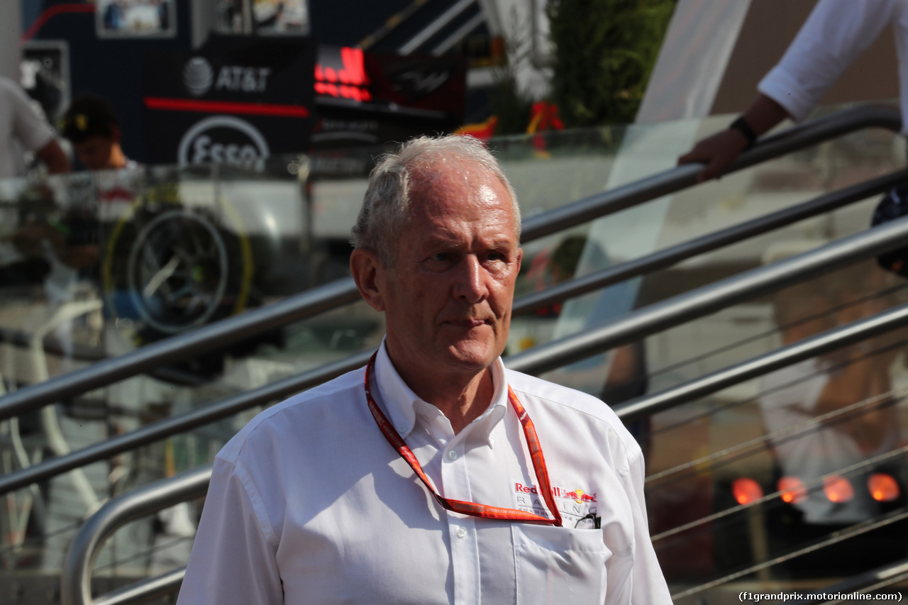 GP MONACO, 25.05.2017 - Prove Libere 1, Helmut Marko (AUT), Red Bull Racing, Red Bull Advisor