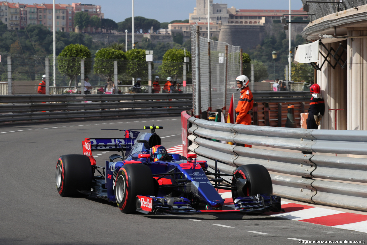GP MONACO, 25.05.2017 - Prove Libere 1, Carlos Sainz Jr (ESP) Scuderia Toro Rosso STR12