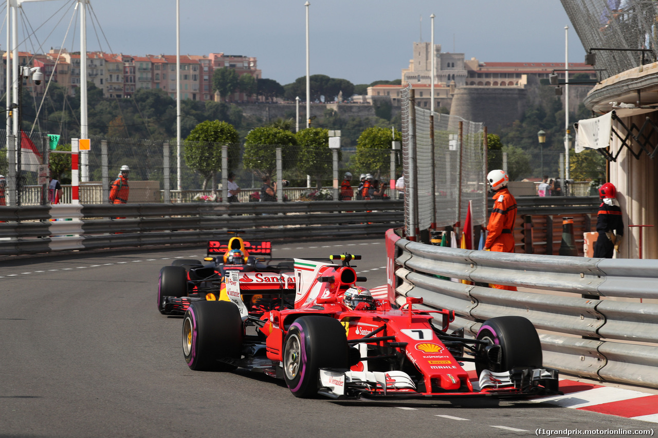 GP MONACO, 25.05.2017 - Prove Libere 1, Kimi Raikkonen (FIN) Ferrari SF70H