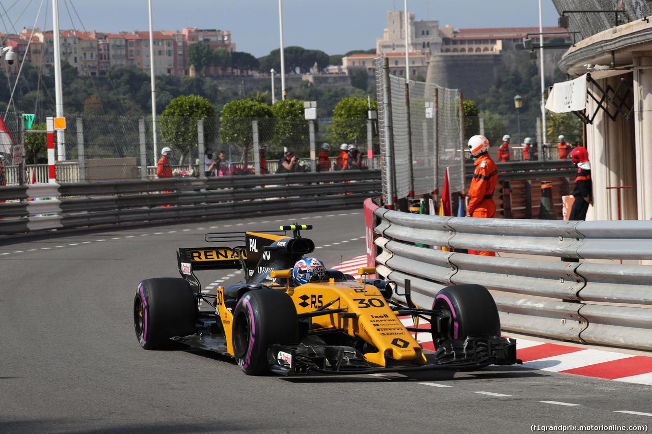 GP MONACO, 25.05.2017 - Prove Libere 1, Jolyon Palmer (GBR) Renault Sport F1 Team RS17