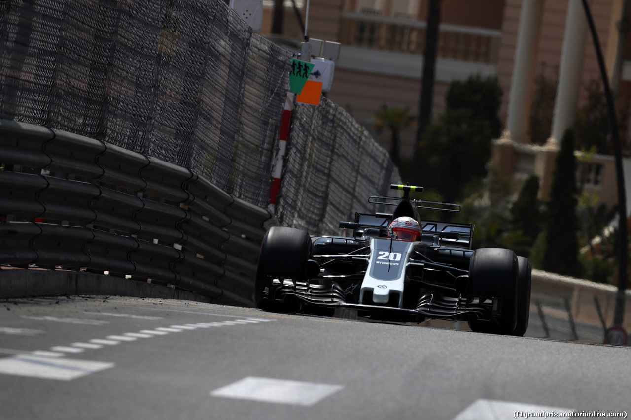 GP MONACO, 25.05.2017 - Prove Libere 2, Kevin Magnussen (DEN) Haas F1 Team VF-17