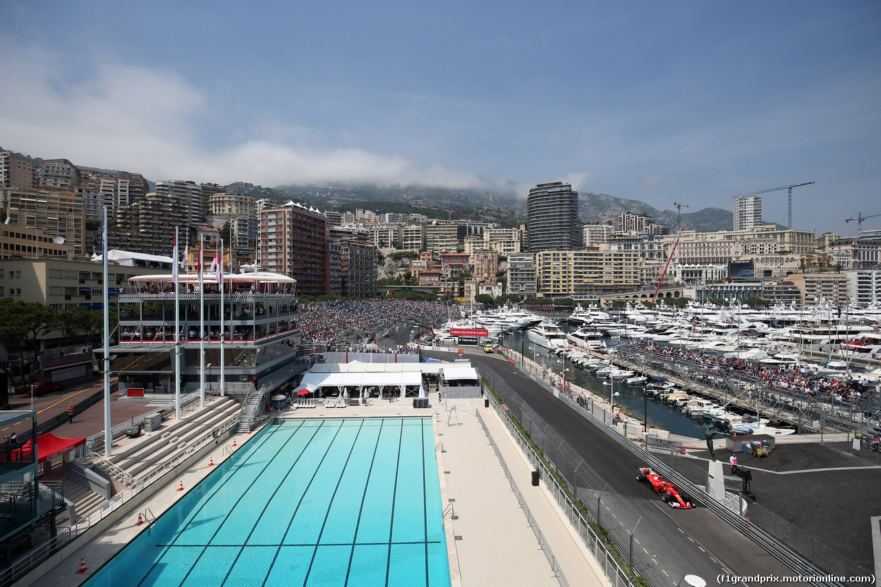 GP MONACO, 25.05.2017 - Prove Libere 2, Kimi Raikkonen (FIN) Ferrari SF70H