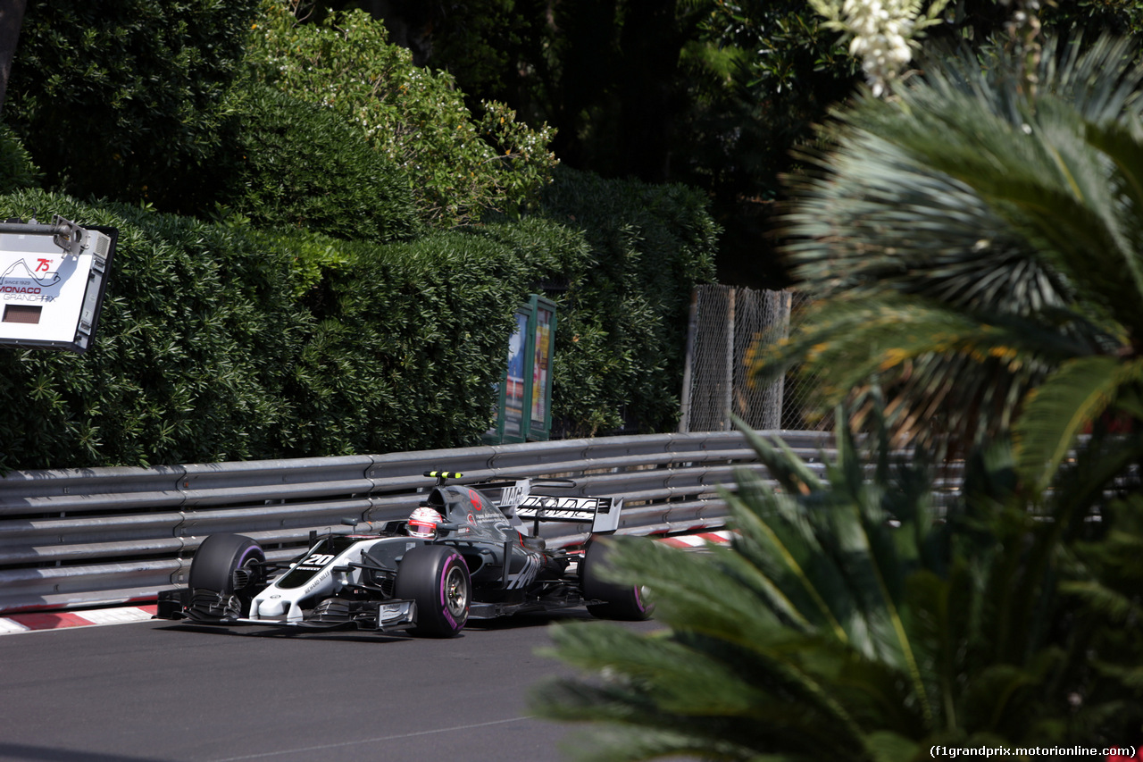 GP MONACO, 25.05.2017 - Prove Libere 2, Kevin Magnussen (DEN) Haas F1 Team VF-17