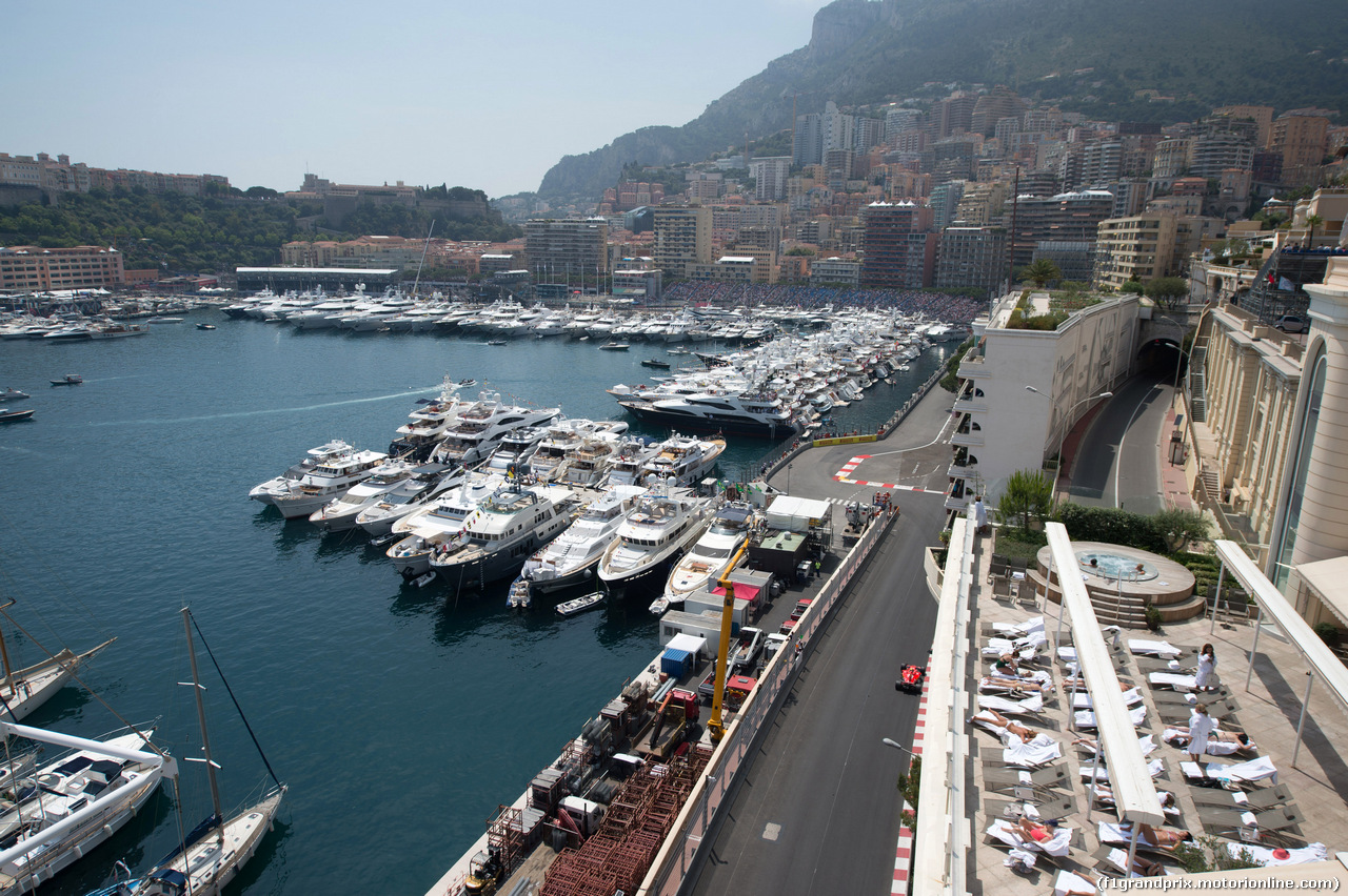 GP MONACO, 25.05.2017 - Prove Libere 2, Sebastian Vettel (GER) Ferrari SF70H