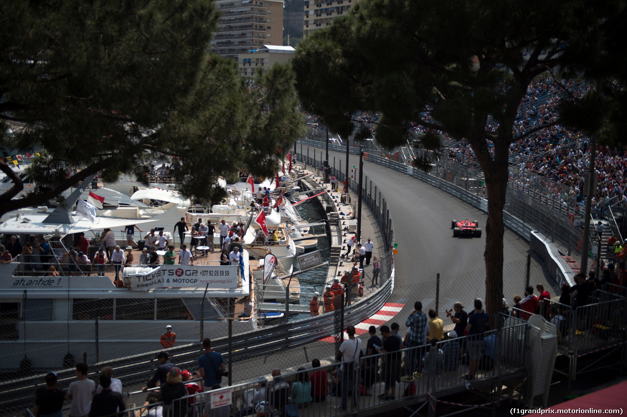 GP MONACO, 25.05.2017 - Prove Libere 2, Sebastian Vettel (GER) Ferrari SF70H