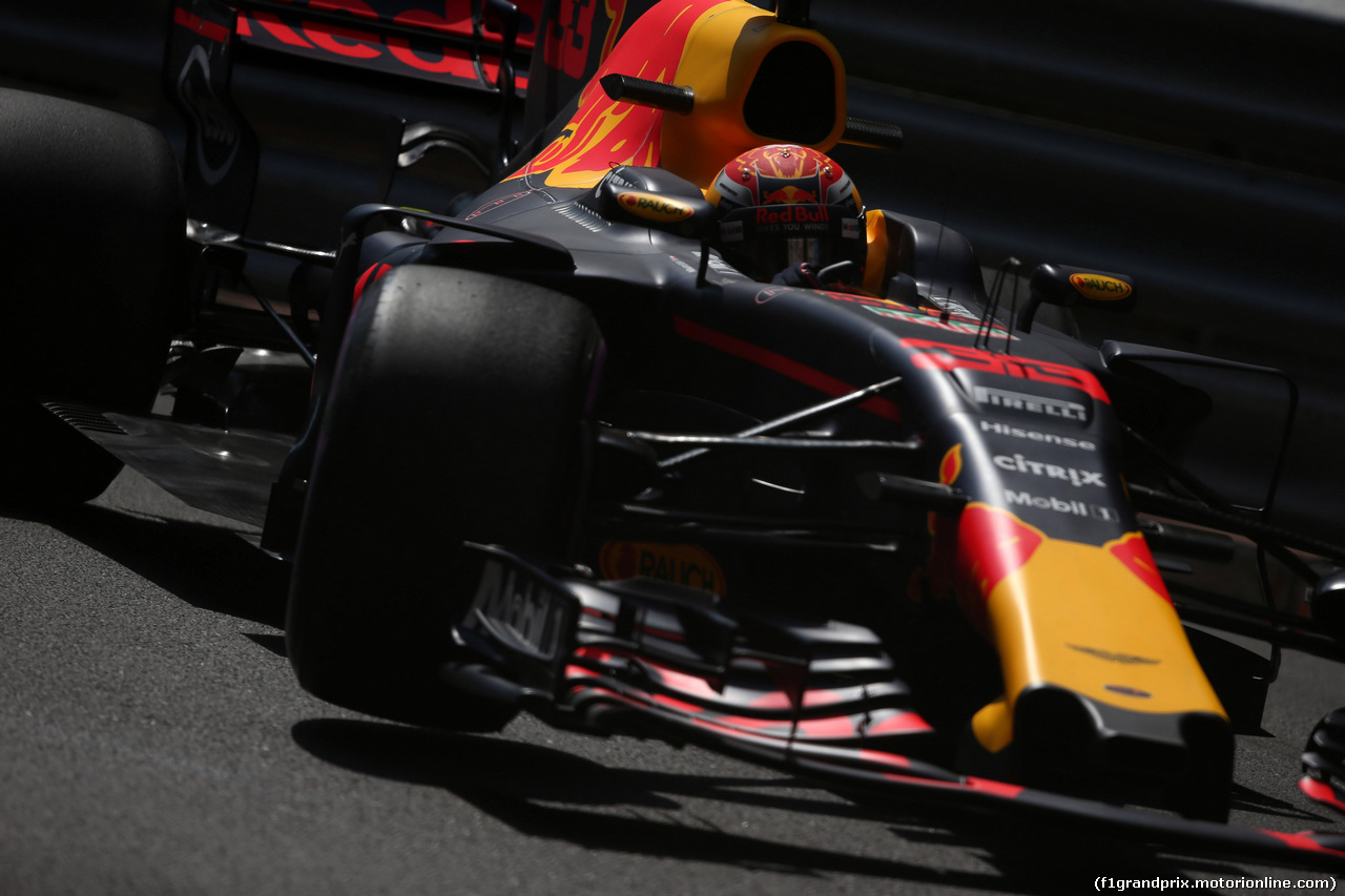 GP MONACO, 25.05.2017 - Prove Libere 2, Max Verstappen (NED) Red Bull Racing RB13