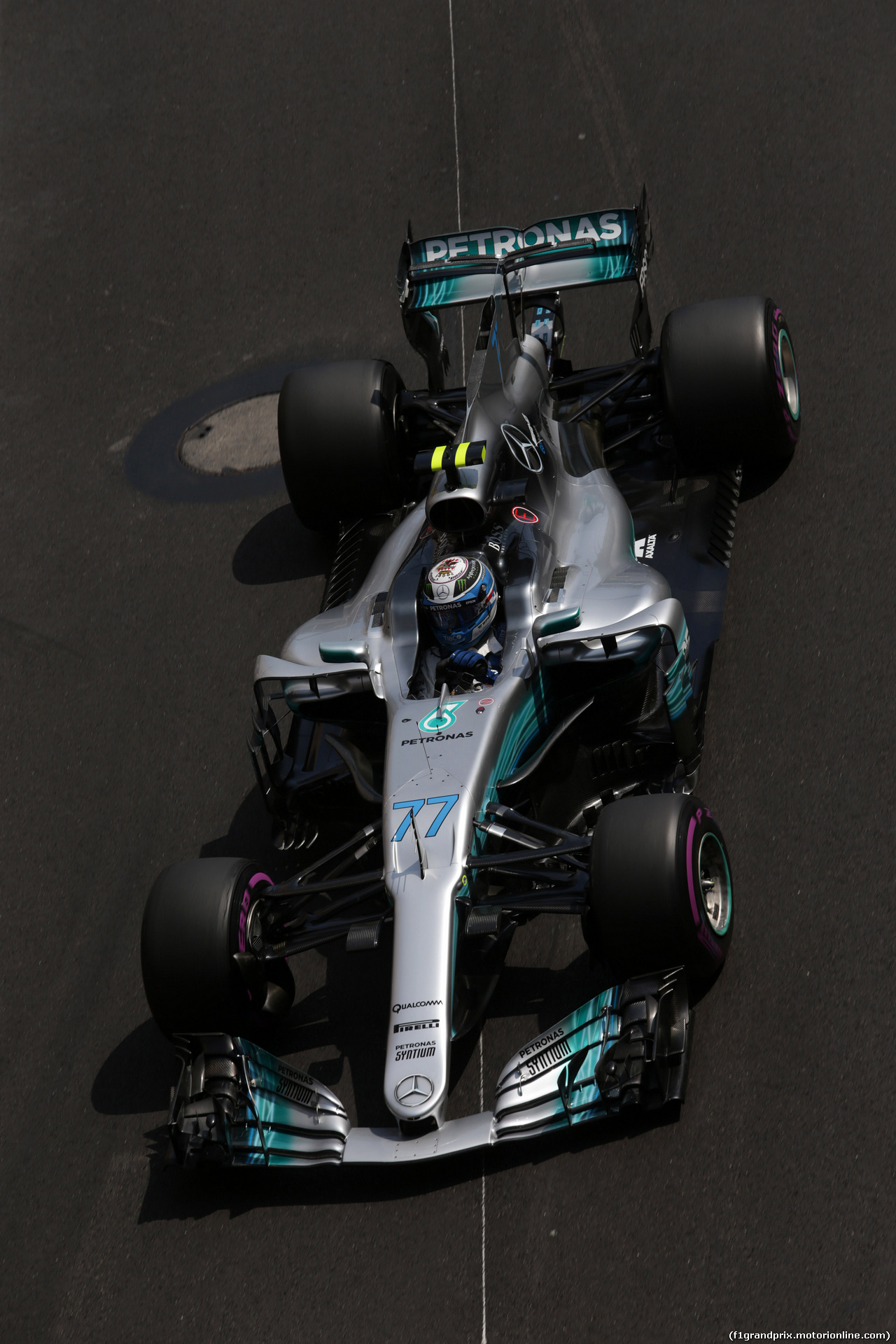 GP MONACO, 25.05.2017 - Prove Libere 2, Valtteri Bottas (FIN) Mercedes AMG F1 W08