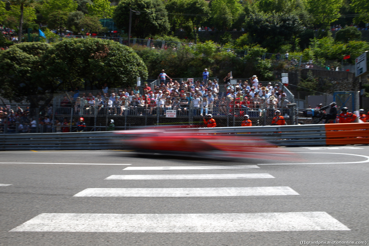 GP MONACO, 25.05.2017 - Prove Libere 2, Sebastian Vettel (GER) Ferrari SF70H