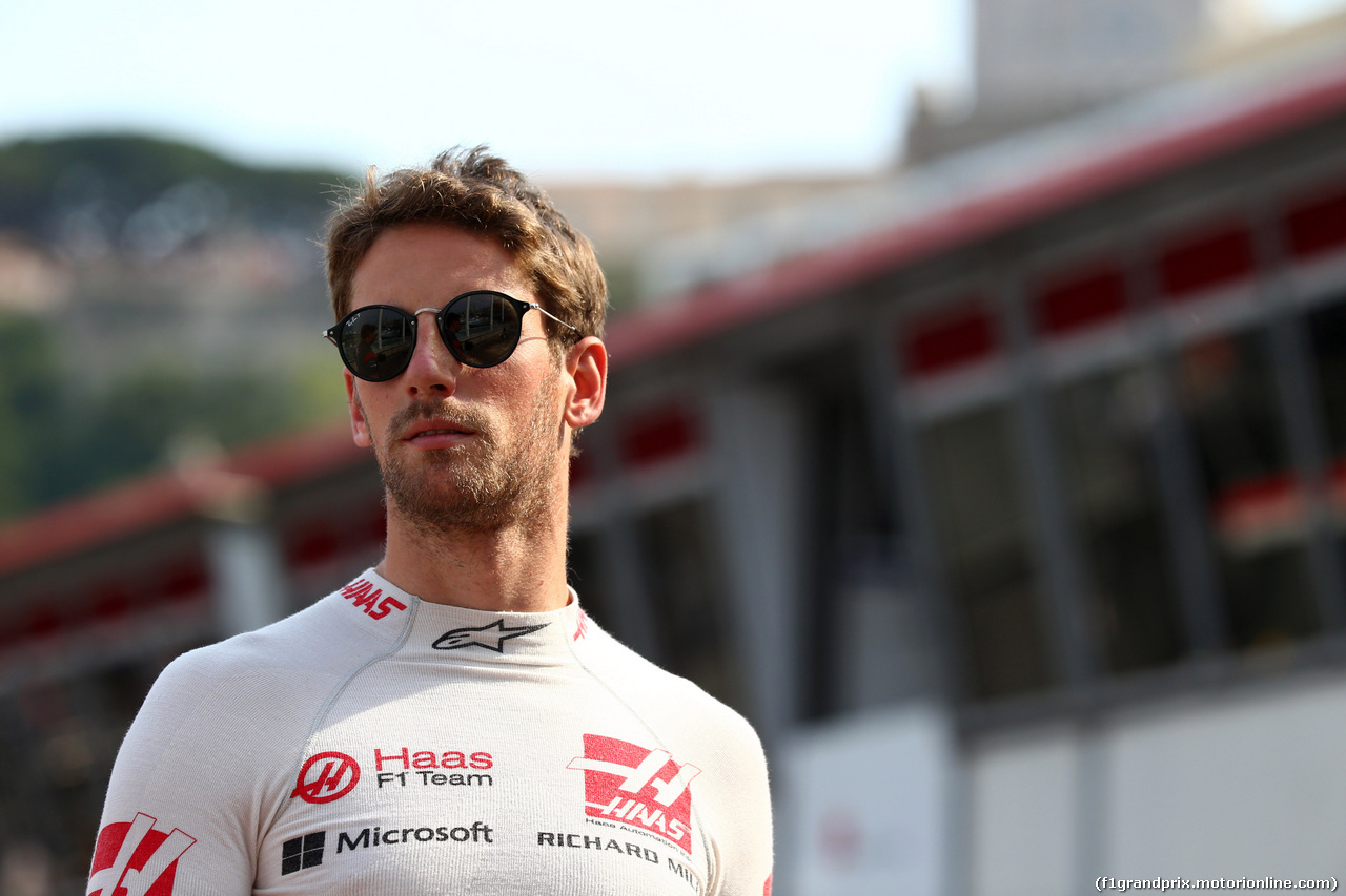 GP MONACO, 25.05.2017 - Prove Libere 2, Romain Grosjean (FRA) Haas F1 Team VF-17
