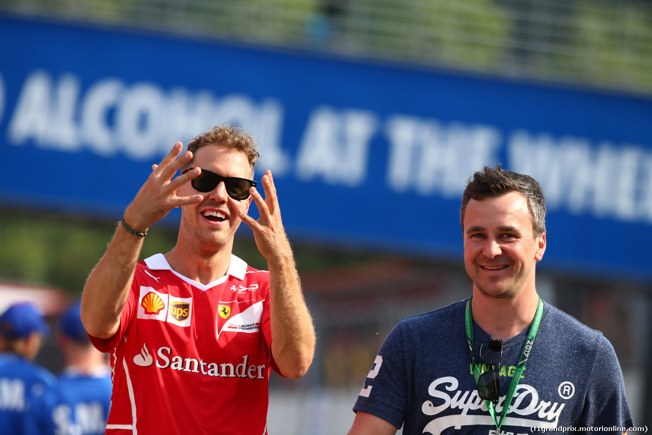 GP MONACO, 25.05.2017 - Prove Libere 2, Sebastian Vettel (GER) Ferrari SF70H
