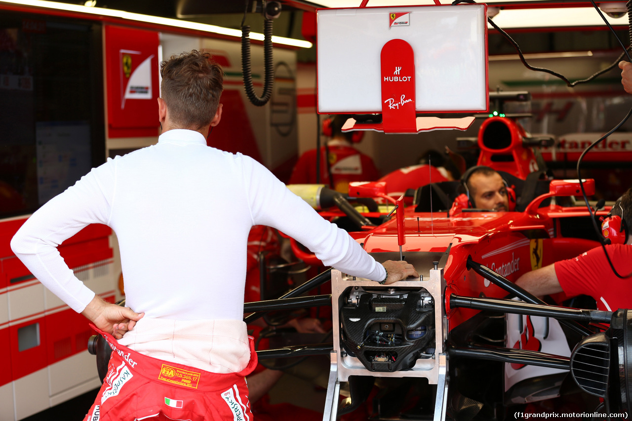 GP MONACO, 25.05.2017 - Prove Libere 2, Sebastian Vettel (GER) Ferrari SF70H
