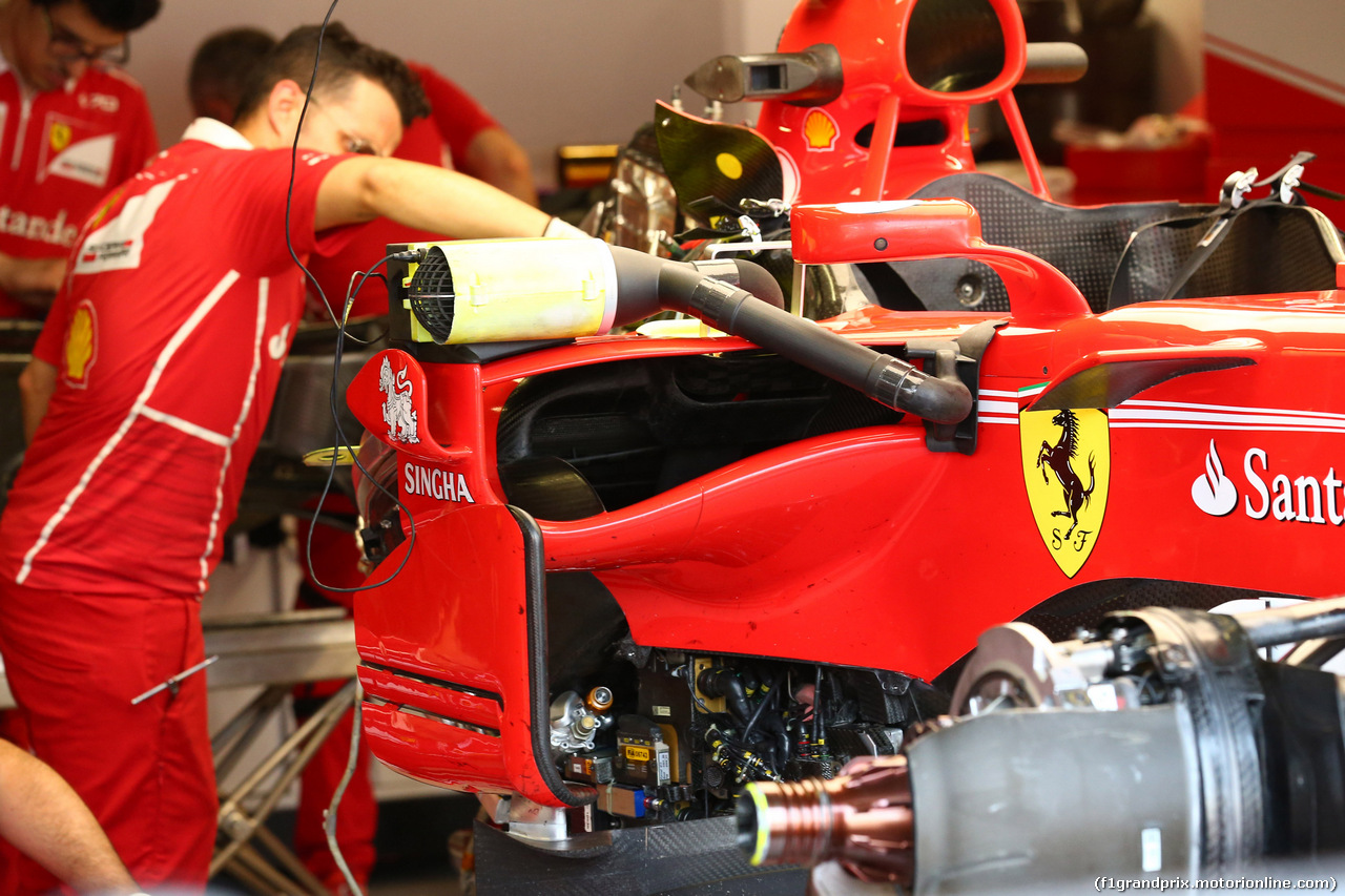 GP MONACO, 25.05.2017 - Prove Libere 2, Ferrari SF70H, detail