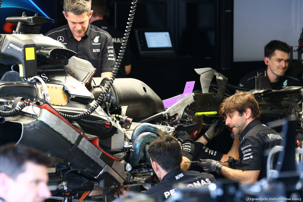 GP MONACO, 25.05.2017 - Prove Libere 2, Mercedes AMG F1 W08, detail