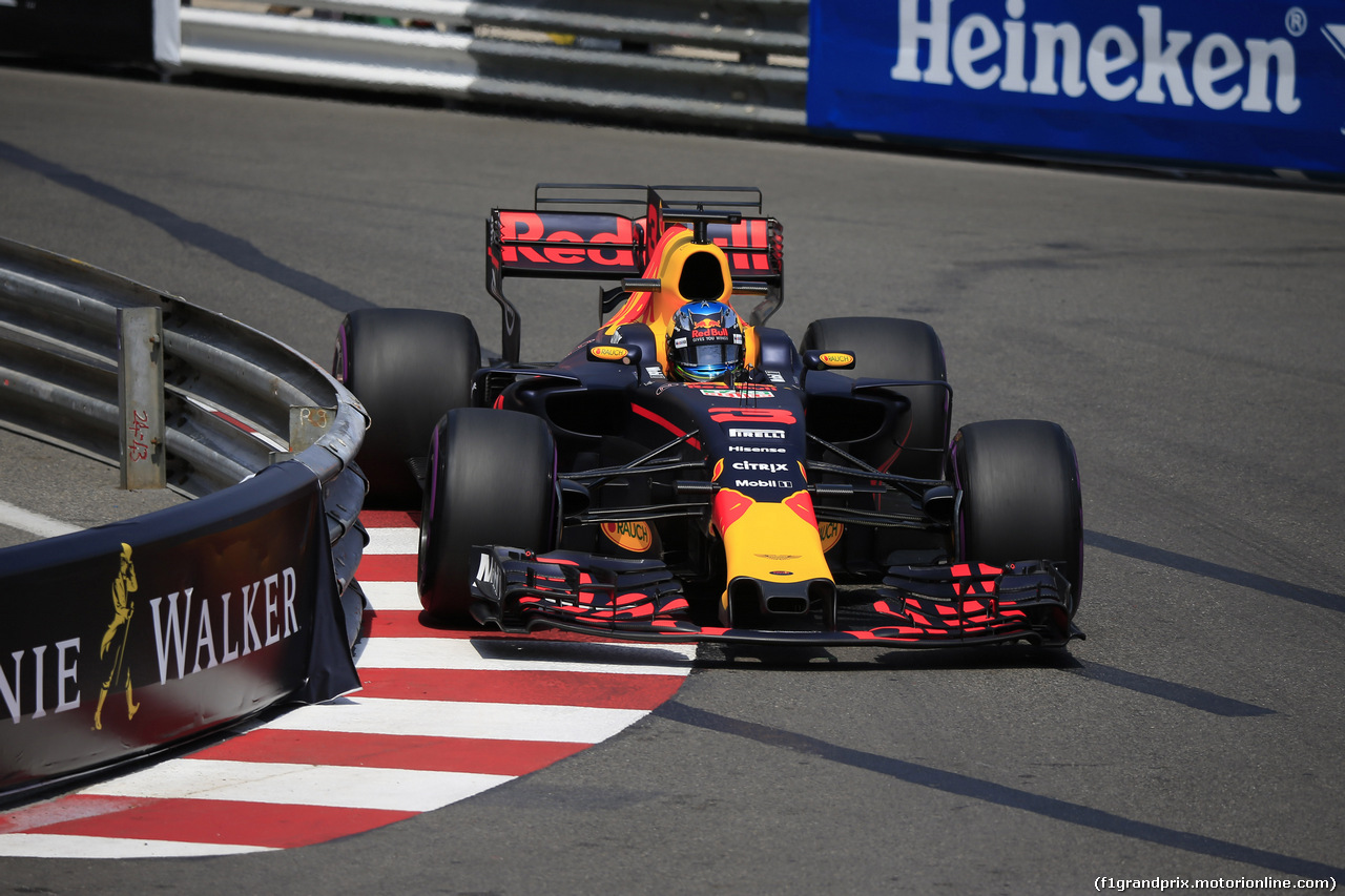GP MONACO, 25.05.2017 - Prove Libere 2, Daniel Ricciardo (AUS) Red Bull Racing RB13