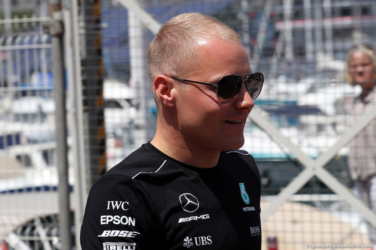 GP MONACO, 24.05.2017 - Valtteri Bottas (FIN) Mercedes AMG F1 W08