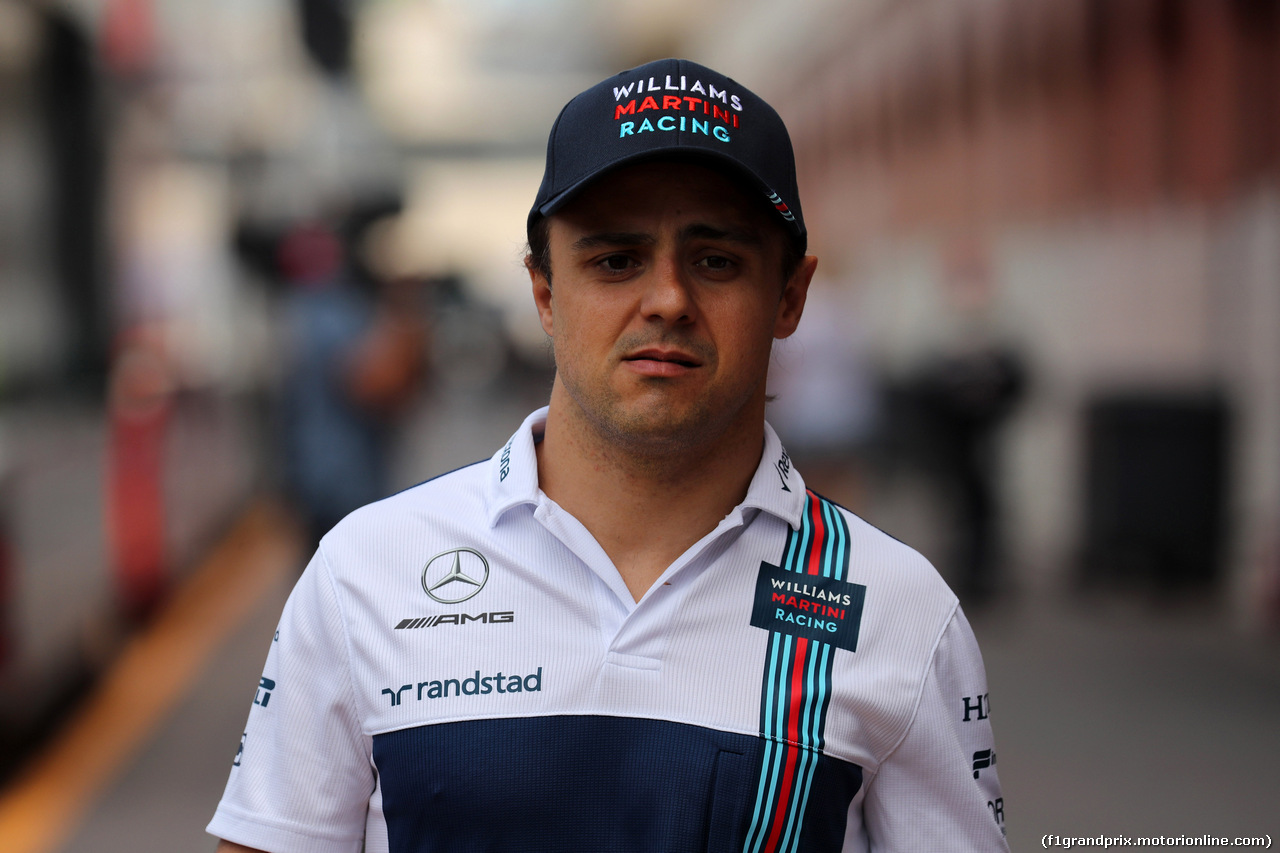 GP MONACO, 24.05.2017 - Felipe Massa (BRA) Williams FW40