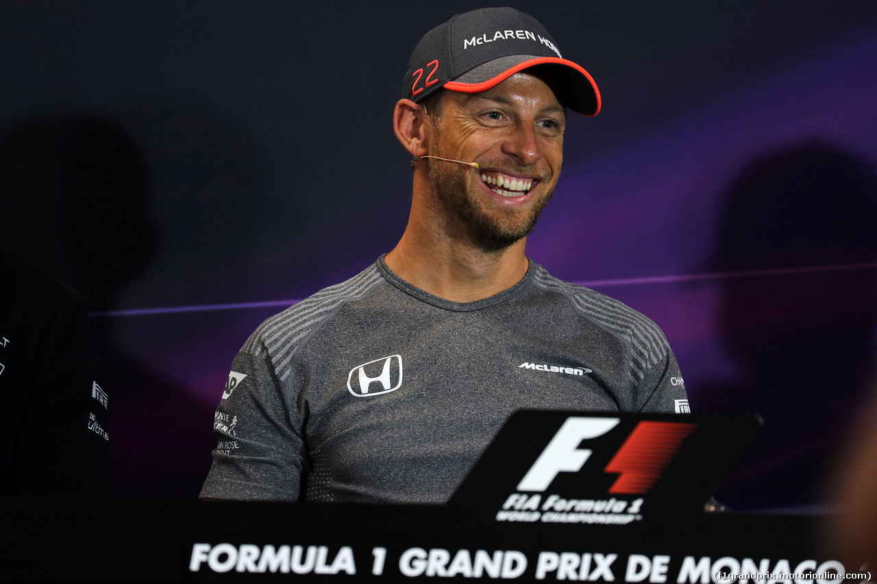 GP MONACO, 24.05.2017 - Conferenza Stampa, Jenson Button (GBR) McLaren MCL32