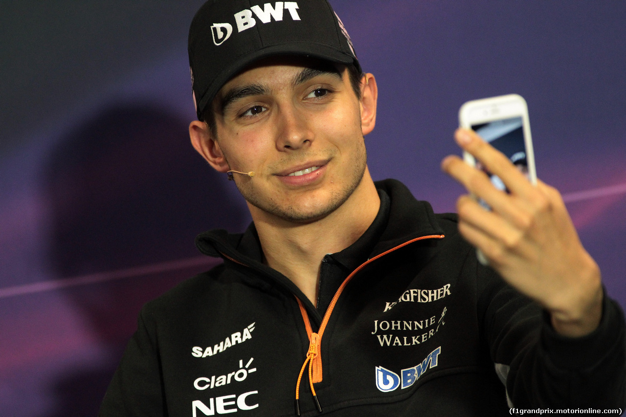 GP MONACO, 24.05.2017 - Conferenza Stampa, Esteban Ocon (FRA) Sahara Force India F1 VJM10