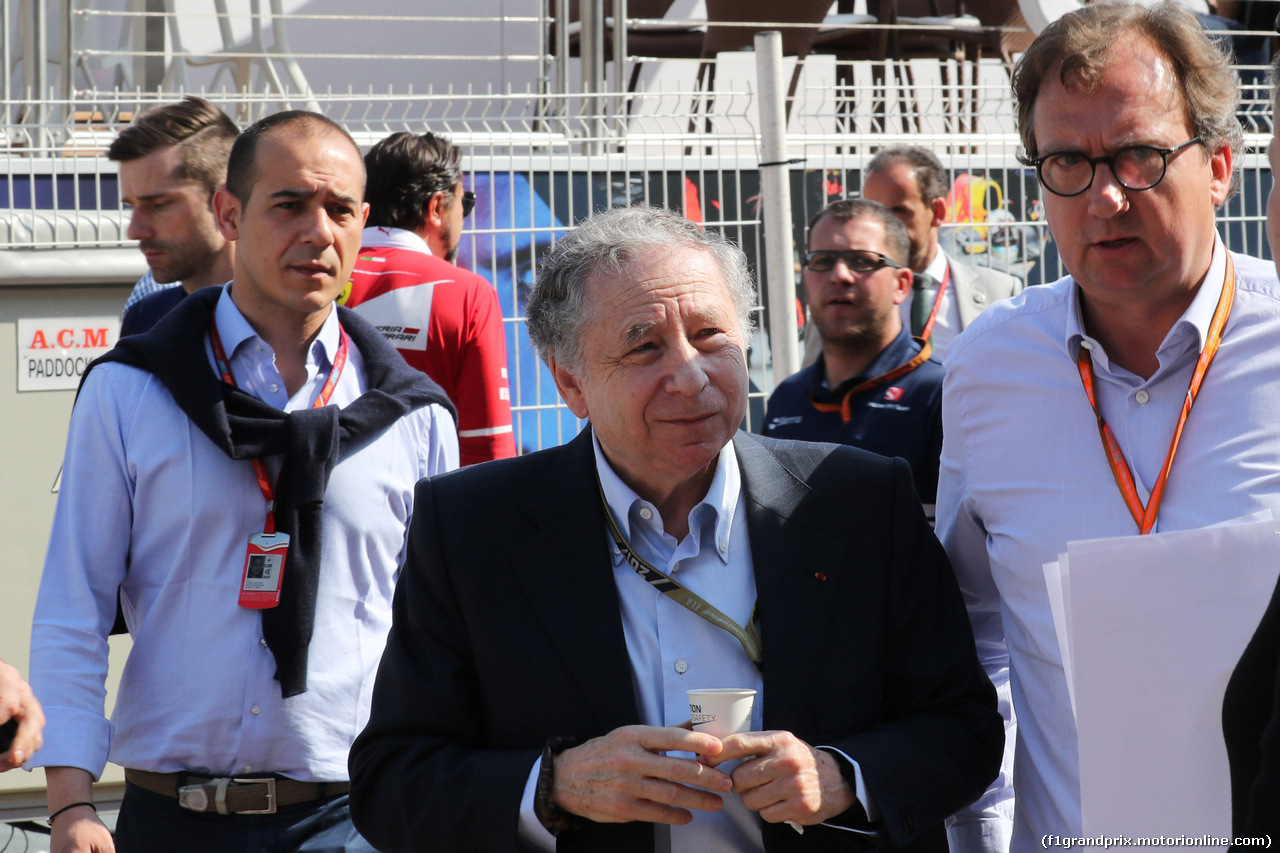 GP MONACO, 27.05.2017 - Jean Todt (FRA), President FIA e Olivier Fisch (FRA) FIA Director of Communications.