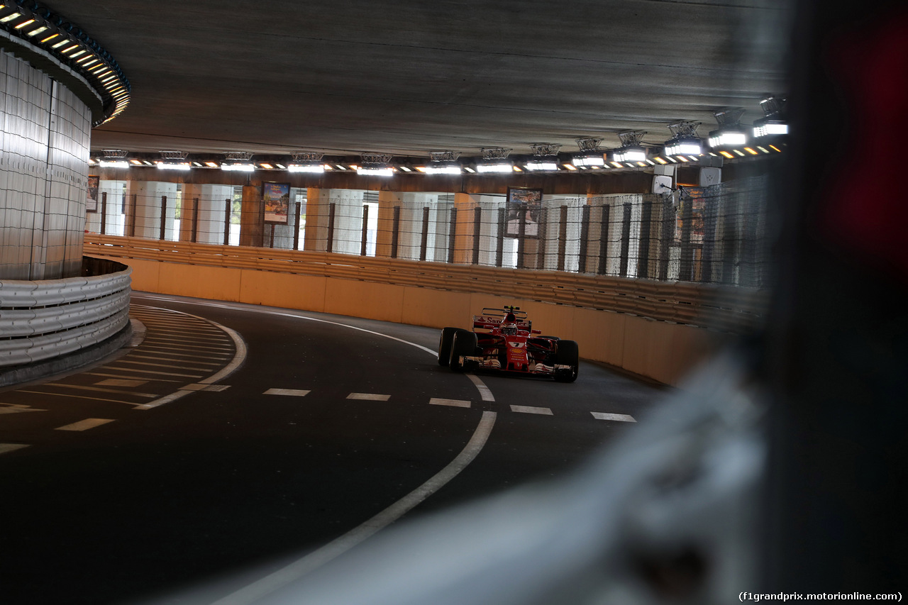 GP MONACO, 27.05.2017 - Prove Libere 3, Kimi Raikkonen (FIN) Ferrari SF70H