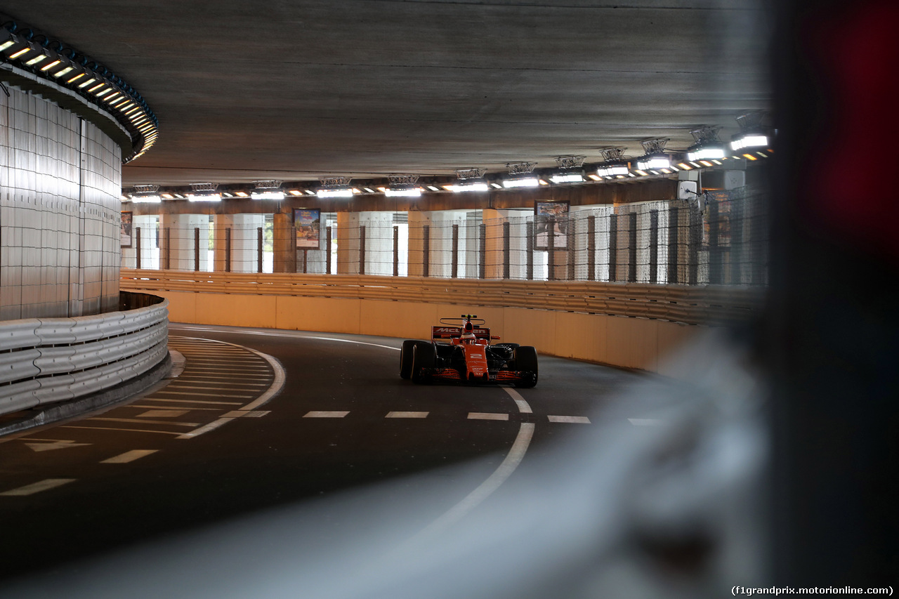 GP MONACO, 27.05.2017 - Prove Libere 3, Stoffel Vandoorne (BEL) McLaren MCL32