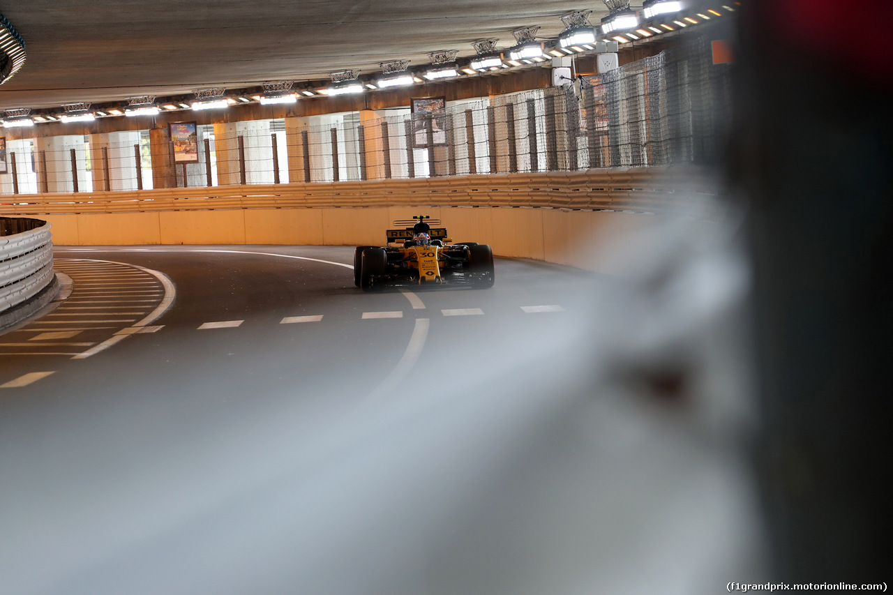 GP MONACO, 27.05.2017 - Prove Libere 3, Jolyon Palmer (GBR) Renault Sport F1 Team RS17