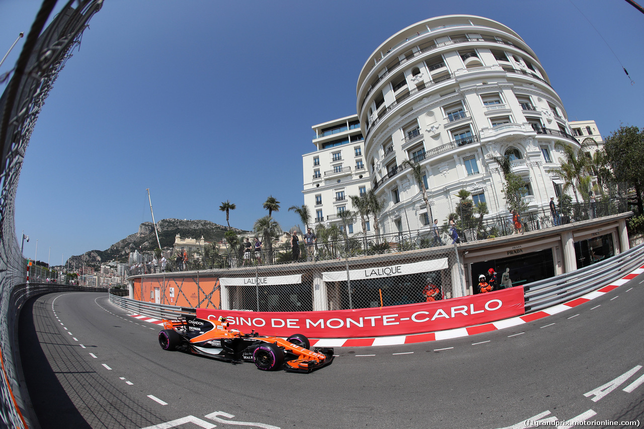 GP MONACO, 27.05.2017 - Prove Libere 3, Stoffel Vandoorne (BEL) McLaren MCL32