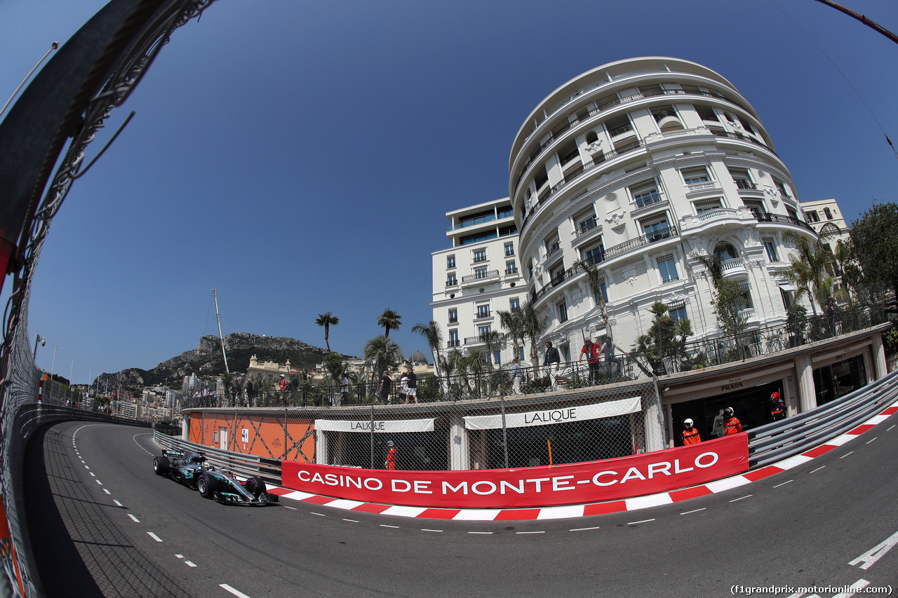 GP MONACO, 27.05.2017 - Prove Libere 3, Lewis Hamilton (GBR) Mercedes AMG F1 W08