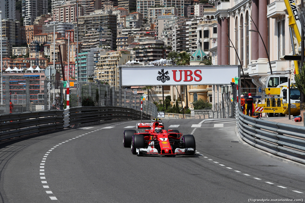 GP MONACO, 27.05.2017 - Prove Libere 3, Kimi Raikkonen (FIN) Ferrari SF70H