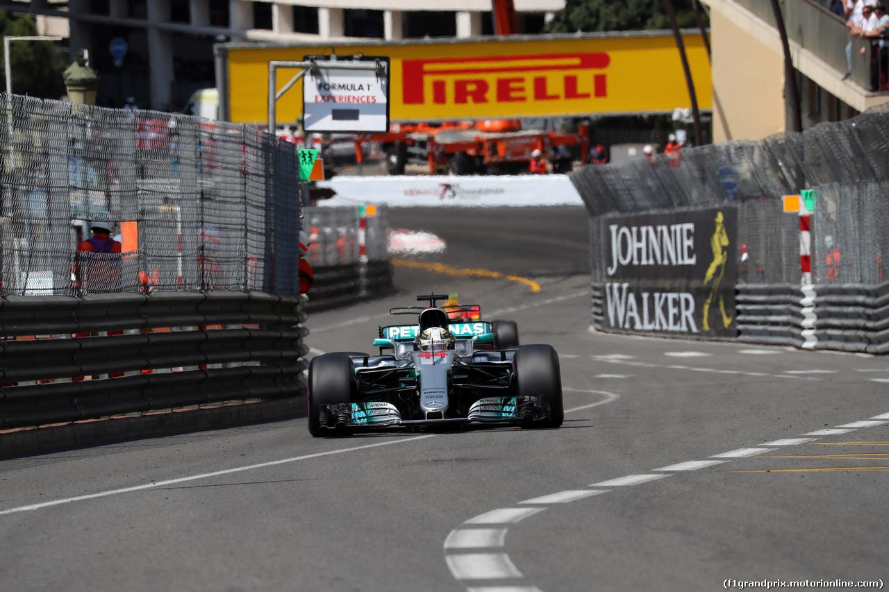 GP MONACO, 27.05.2017 - Prove Libere 3, Lewis Hamilton (GBR) Mercedes AMG F1 W08