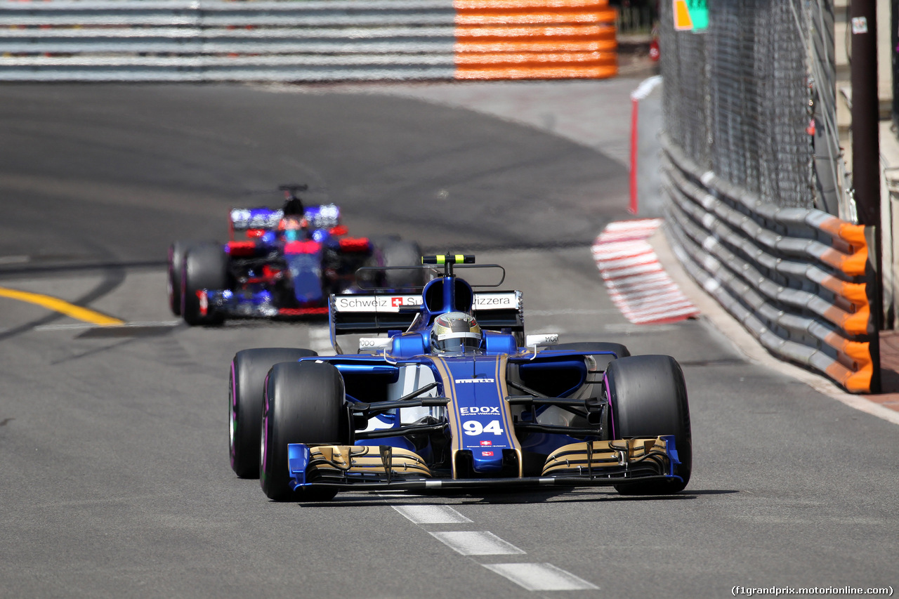 GP MONACO, 27.05.2017 - Prove Libere 3, Pascal Wehrlein (GER) Sauber C36