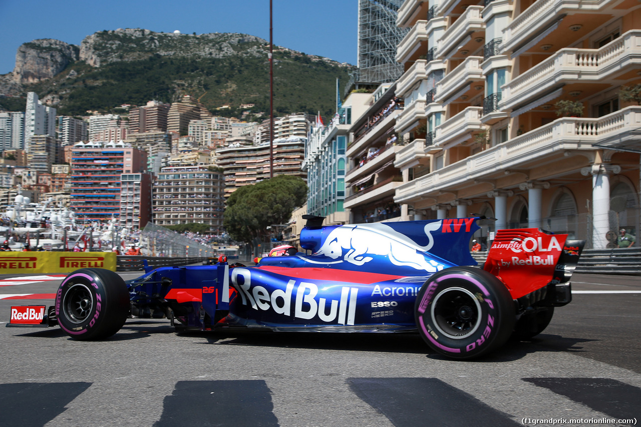 GP MONACO, 27.05.2017 - Prove Libere 3, Daniil Kvyat (RUS) Scuderia Toro Rosso STR12