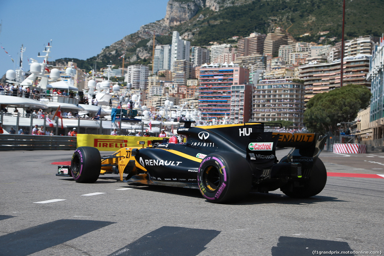 GP MONACO, 27.05.2017 - Prove Libere 3, Nico Hulkenberg (GER) Renault Sport F1 Team RS17