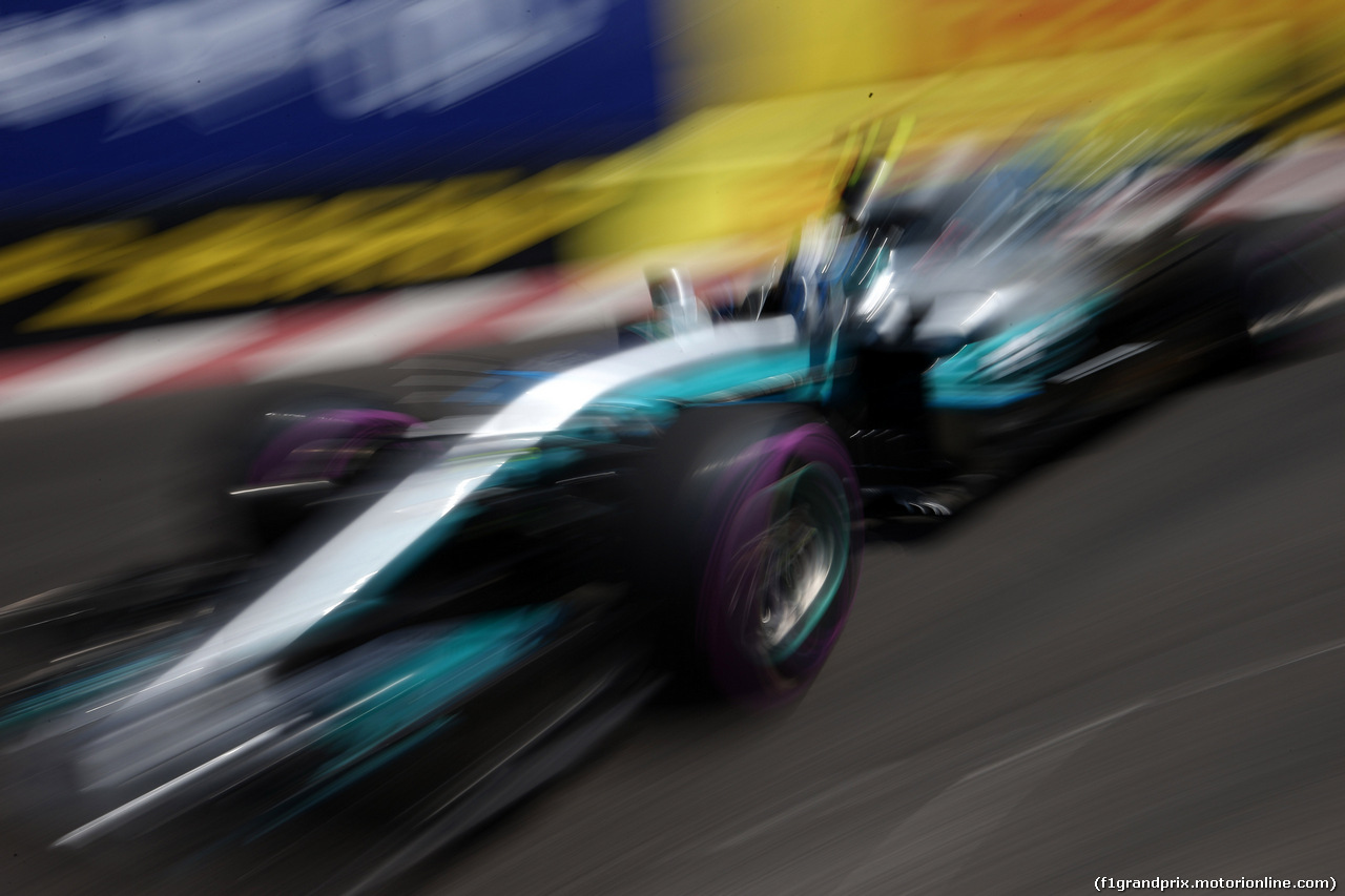 GP MONACO, 27.05.2017 - Prove Libere 3, Valtteri Bottas (FIN) Mercedes AMG F1 W08