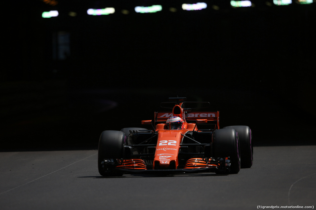 GP MONACO, 27.05.2017 - Prove Libere 3, Jenson Button (GBR) McLaren MCL32