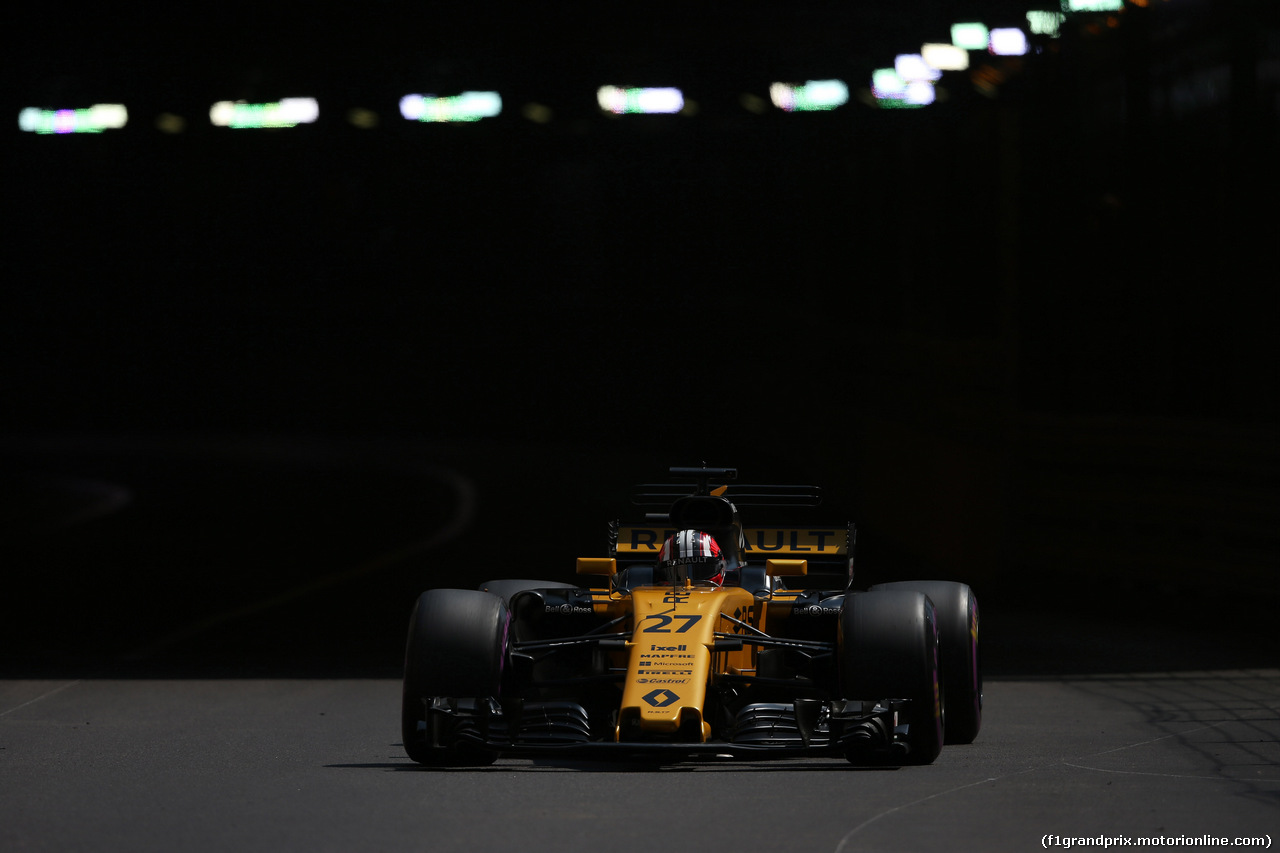 GP MONACO, 27.05.2017 - Prove Libere 3, Nico Hulkenberg (GER) Renault Sport F1 Team RS17