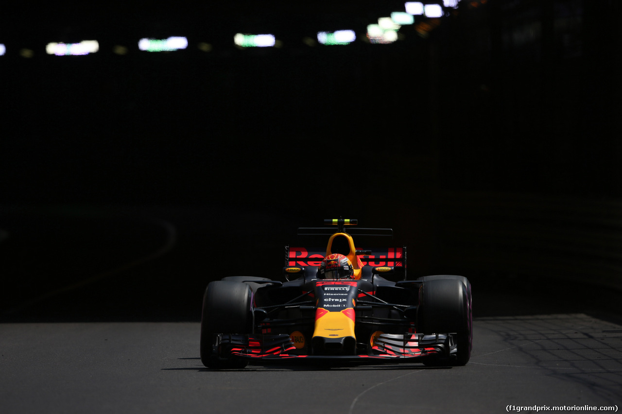 GP MONACO, 27.05.2017 - Prove Libere 3, Max Verstappen (NED) Red Bull Racing RB13