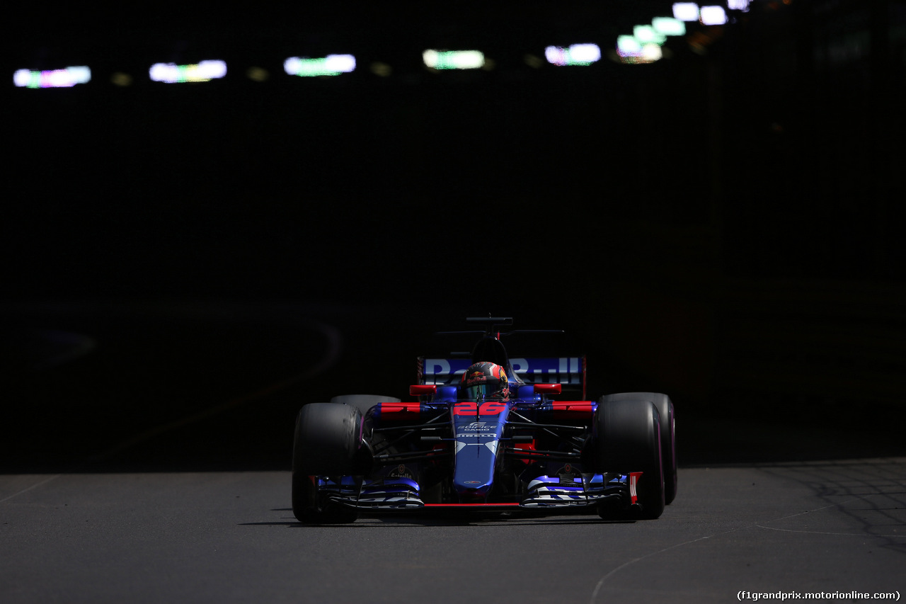 GP MONACO, 27.05.2017 - Prove Libere 3, Daniil Kvyat (RUS) Scuderia Toro Rosso STR12