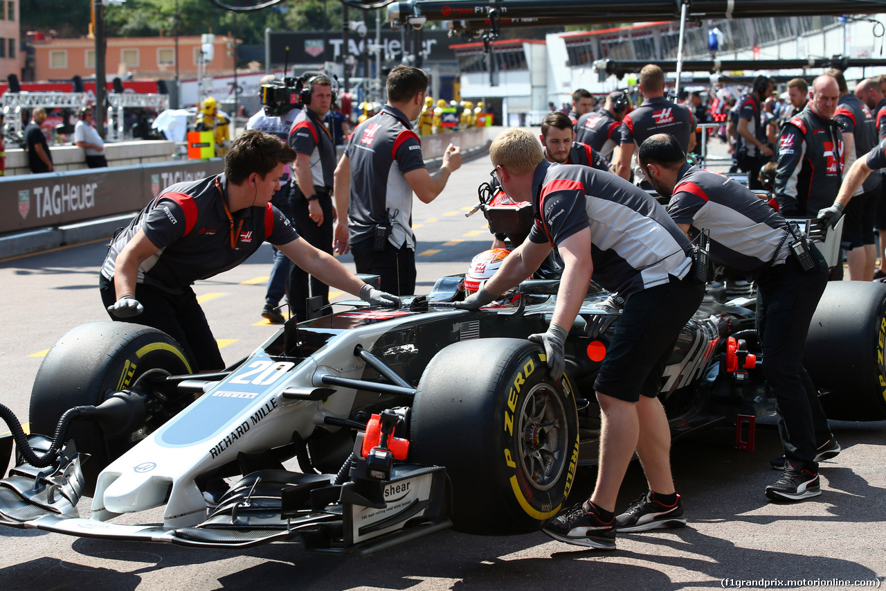 GP MONACO, 27.05.2017 - Prove Libere 3, Kevin Magnussen (DEN) Haas F1 Team VF-17