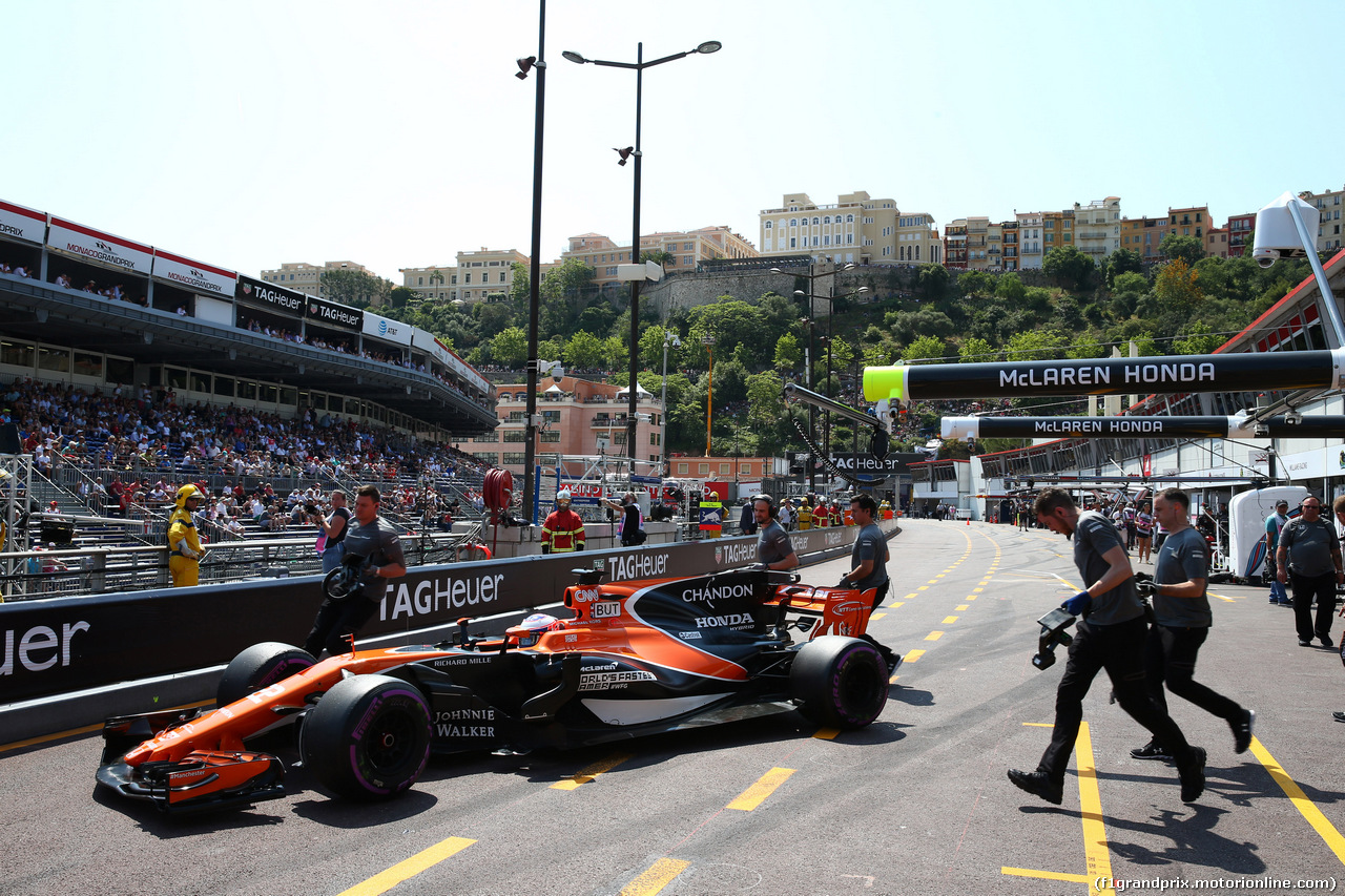 GP MONACO, 27.05.2017 - Prove Libere 3, Jenson Button (GBR) McLaren MCL32