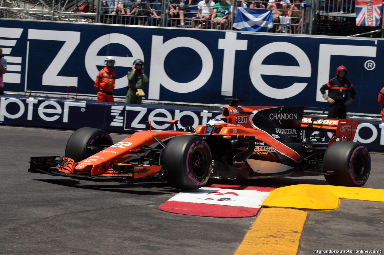 GP MONACO, 27.05.2017 - Qualifiche, Jenson Button (GBR) McLaren MCL32